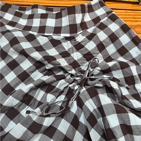Western Brown and White Check Swing Skirt Size 6 Trend b.c.p. Bonprix Collection - Picture 7 of 12